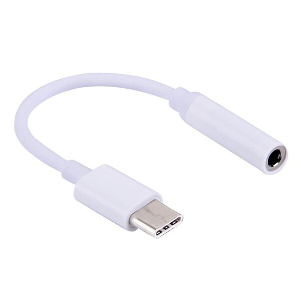 Кабель Jack 3.5 <--> Type-C  NONAME , белый