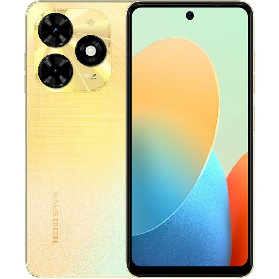 Смартфон Tecno Spark 20C 4/256 Золотой(Уценка)