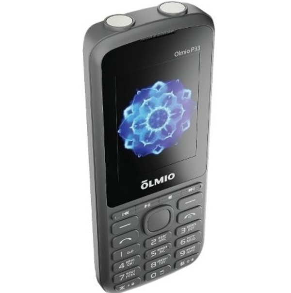 Телефон OLMIO P33 серый 2