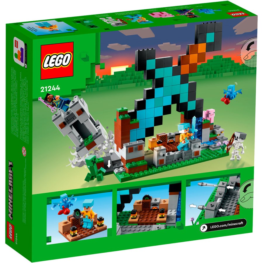 Конструктор LEGO Minecraft 21244 Застава меча 2