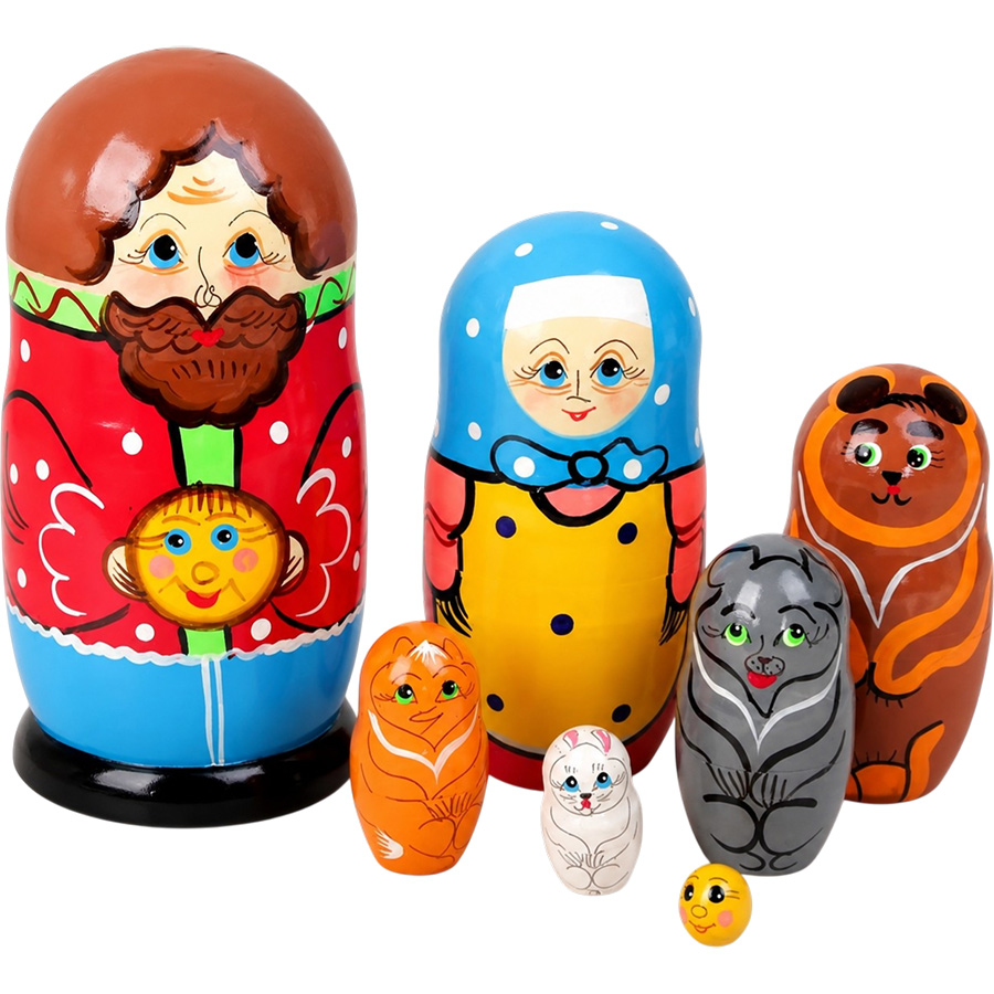 Матрешка "Колобок" 7 перс. УТМ01521374 2
