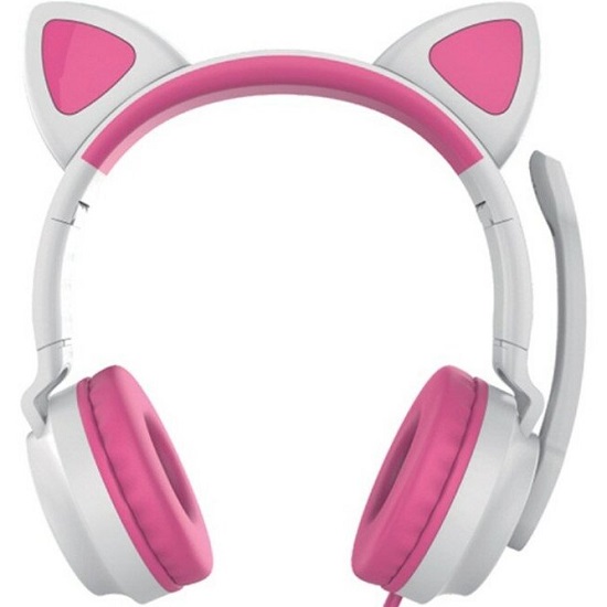 Наушники QUMO Game Cat White&pink (GHS 0035) 3