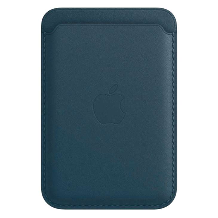 Кошелек для карт MagSafe Leather Wallet для iPhone (№10 Синий космос) (с лого)