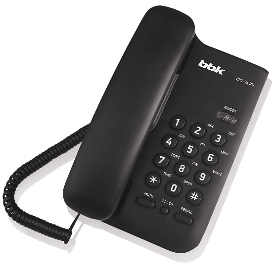 Телефон BBK BKT-74 RU черный