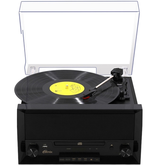 Виниловый проигрыватель RITMIX LP-400B Black 2