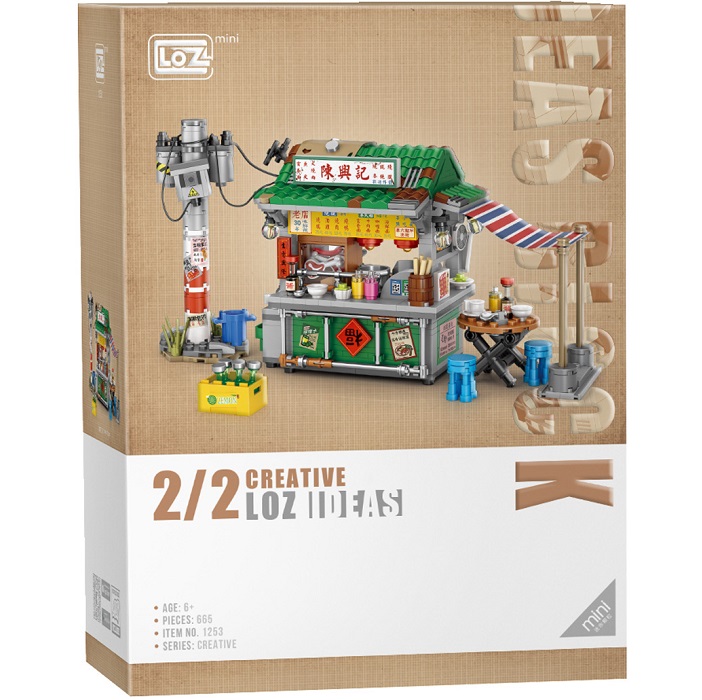 Конструктор LOZ 1253_MK "Ларек в гонконгском стиле"