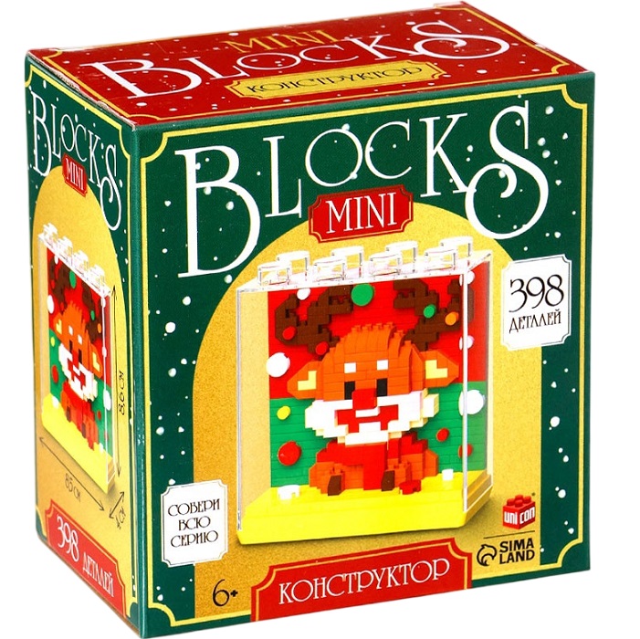 Конструктор Mini Blocks «Оленёнок», 398 д 10869351