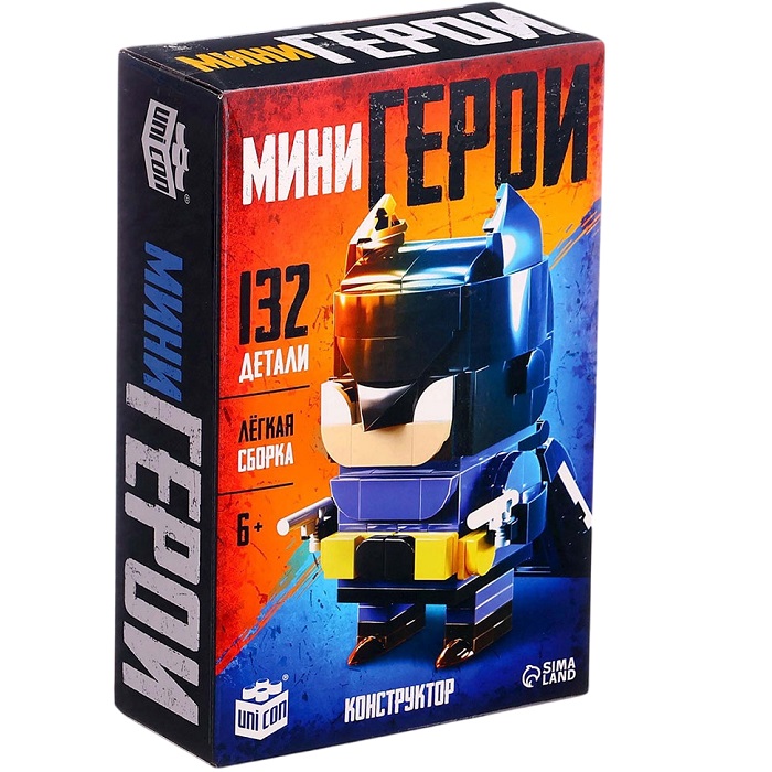Конструктор UNICON Мини Герои, Ночной страж, 132 детали 10230059