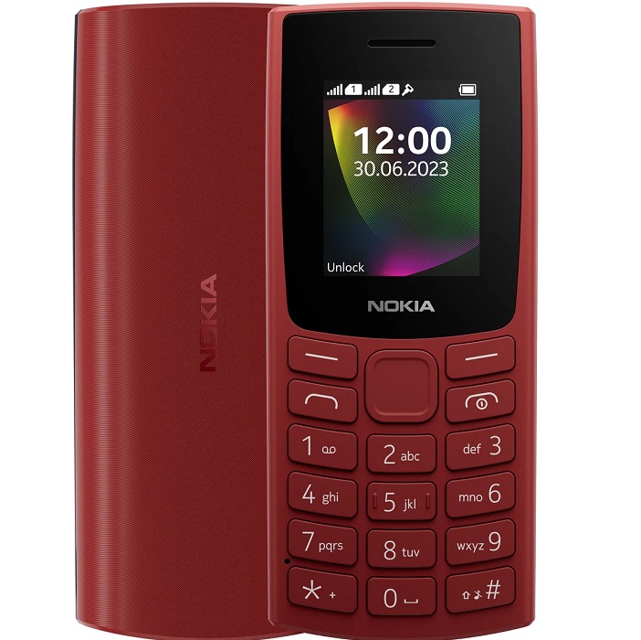Телефон NOKIA 106 TA-1564 DS EAC 4/4Mb красный