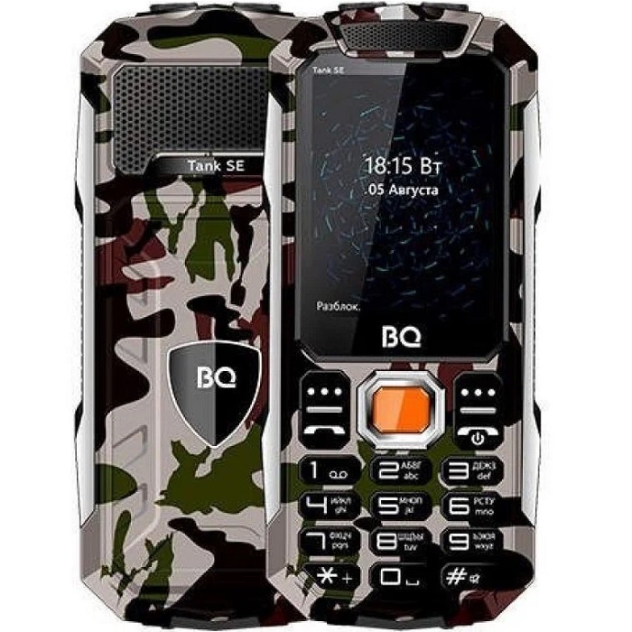 Телефон BQ 2432 Tank SE Military Green
