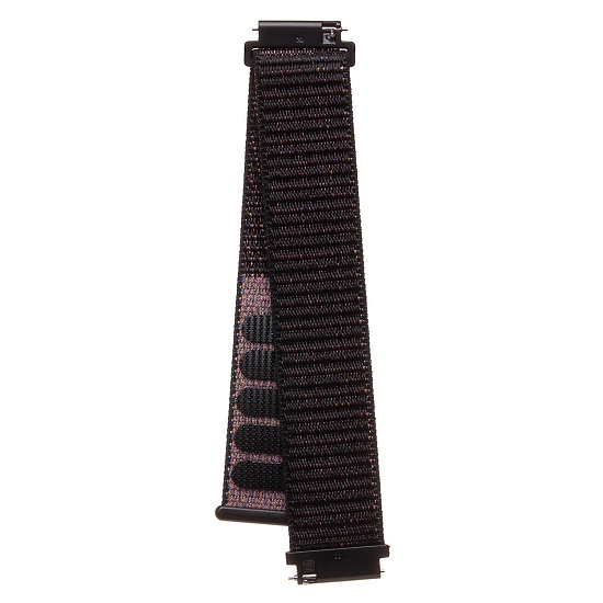 Нейлоновый ремешок WB37 Nylon на липучке Универсальный 20мм (black) 3