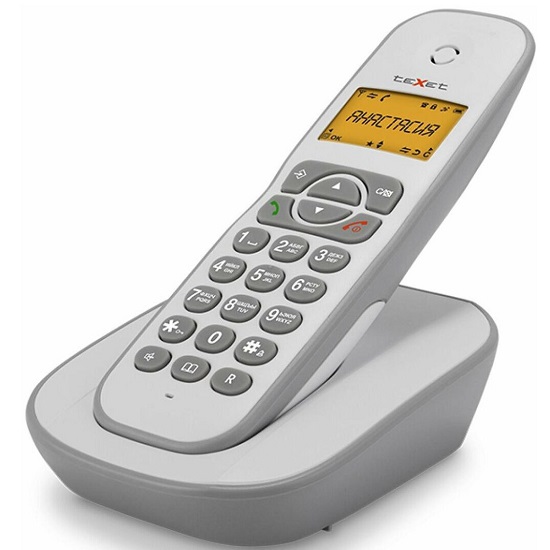 Радиотелефон TEXET TX-D4505A Dect белый-серый 3