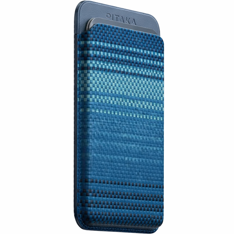 Кошелек для карт Pitaka Magnetic Woven Wallet Moonrise 2