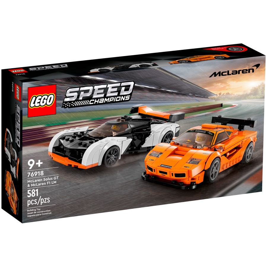 Конструктор LEGO Speed Champions 76918 Solus GT и F1 LM