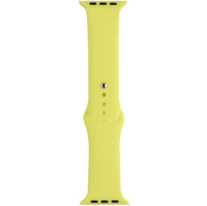 Силиконовый ремешок HOCO WA01 Flexible для APPLE Watch 42/44/45/49mm, light lemon 