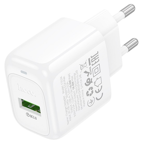 Сетевое ЗУ 18W HOCO CS52A белый 2