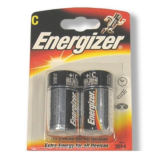 Элемент питания ENERGIZER LR14 MAX BL-2
