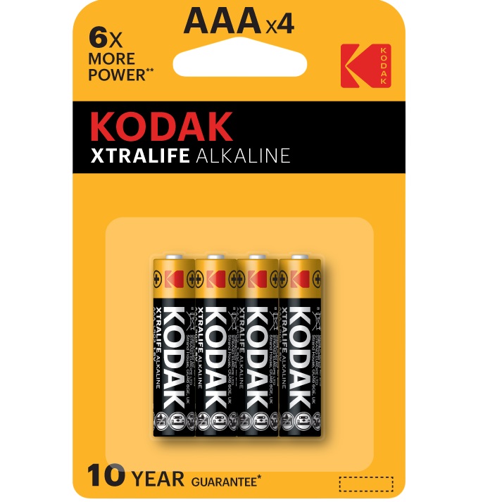 Элемент питания KODAK LR03 XTRALIFE PREMIUM BL-4  [K3A-4] (40/200/32000)
