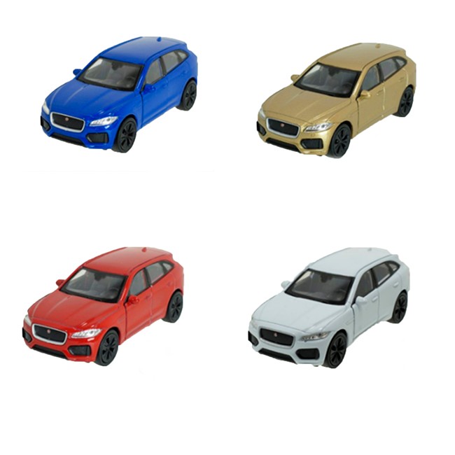Машинка WELLY 1:38 Jaguar F-Pace, пруж. мех., цвет в асс. 43726W