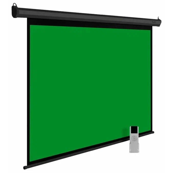 Экран Cactus GreenMotoExpert CS-PSGME-200X200, 200х200 см, 1:1, настенно-потолочный