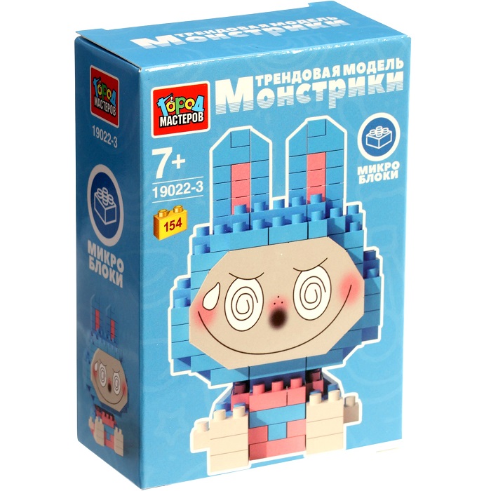 Конструктор 3D «Монстрики», 154 детали 10957036 4