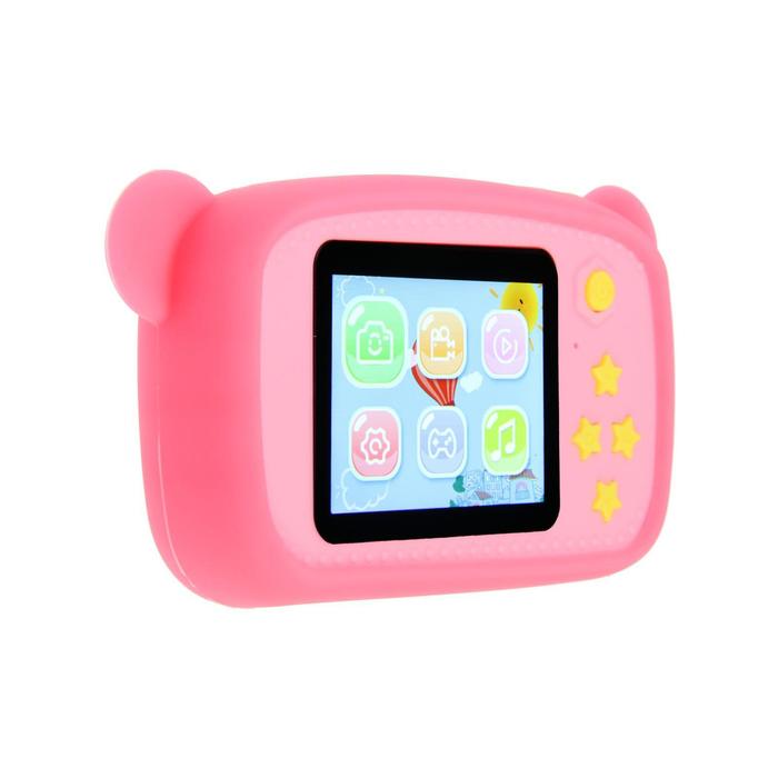 Фотоаппарат детский Childrens Fun Camera Медвежонок , розовый 5