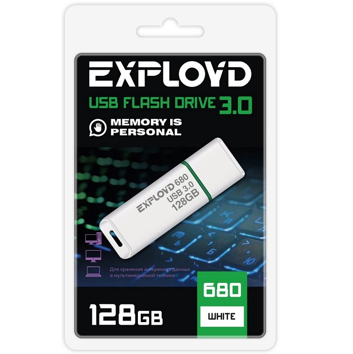 USB 32Gb Exployd 680 белый