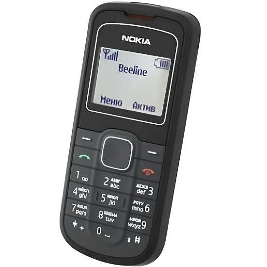 Телефон NOKIA 1202 чёрный 2