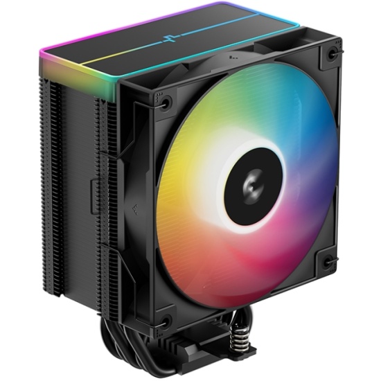 Кулер для процессора DEEPCOOL AG500 BK ARGB V2 черный 120мм алюминий+медь 1900rpm 29.4db 40pin 240W 160мм