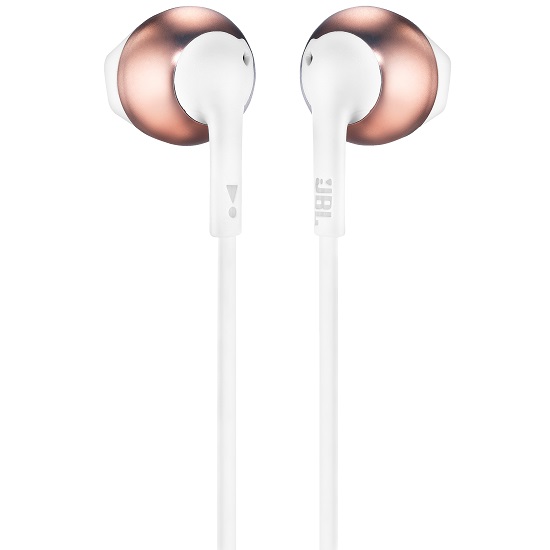 Наушники JBL T205 розовое золото 4