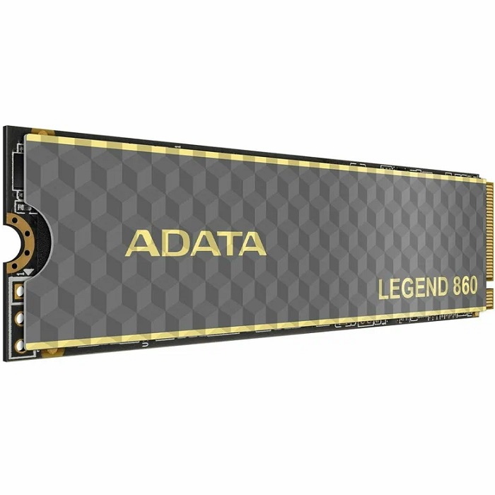Накопитель SSD M.2 500Gb ADATA LEGEND 860, PCIe 4.0 x4, 2280, NVMe, R/W 5000/3000, с радиатором (SLEG-860-500GCS)