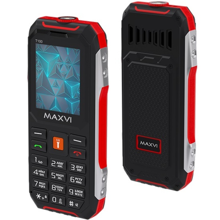 Телефон Maxvi T100 красный 2