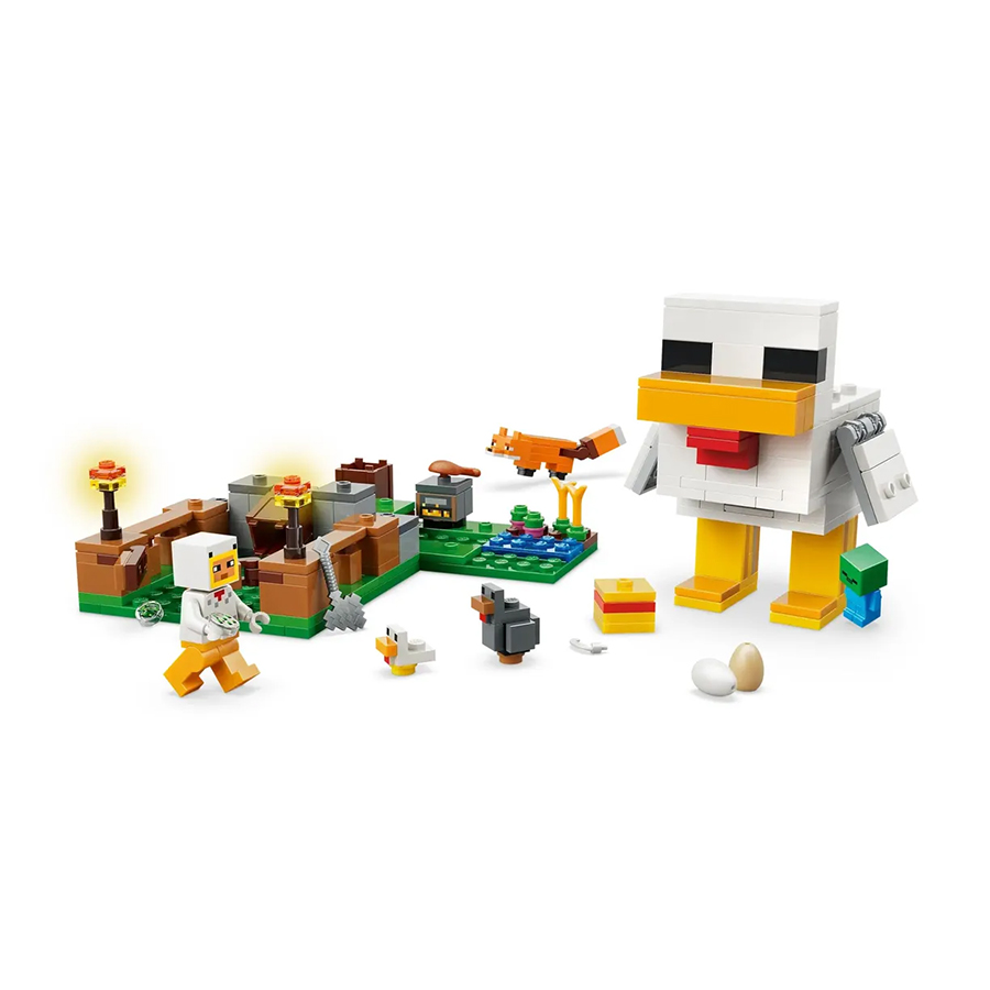 Конструктор LEGO Minecraft 21585 Куриная ферма 6