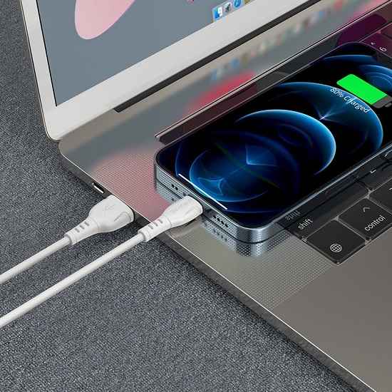 Кабель USB <--> Lightning  1.0м BOROFONE BX51 белый 3