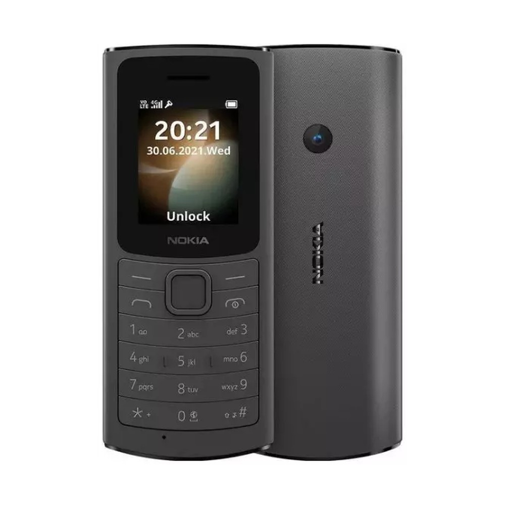 Телефон Nokia 105 TA-1557 DS EAC1 черный/угольный (1GF019CPA2C03)