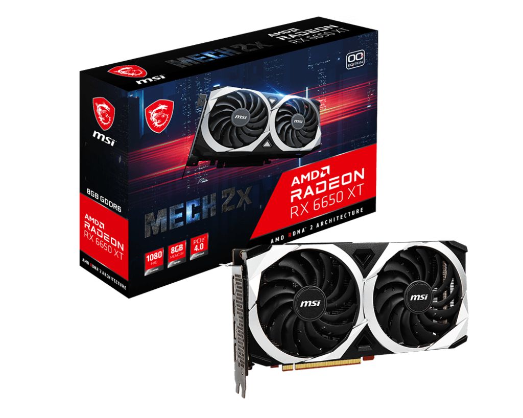 MSI AMD Radeon RX 6650 XT MECH 2X OC